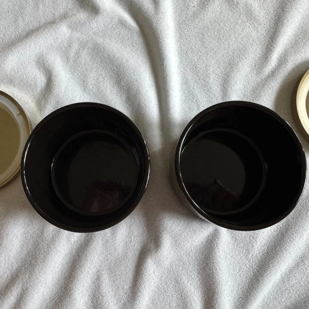 Multi Use Ceramic Storage Containers w/Metal Lids Food Safe Too Z Gallerie